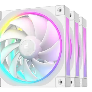 DeepCool FL12 WH-3 in 1 Computergehäuse Ventilator 12 cm Weiß 3 Stück(e) DeepCool FL12 WH-3 in 1 Computergehäuse Ventilator 12 cm Weiß 3 Stück(e)