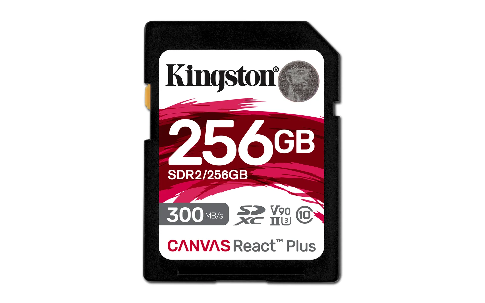 Kingston Technology 256GB Canvas React Plus SDXC UHS-II 300R/260W U3 V90 for Full HD/4K/8K Kingston Technology 256GB Canvas React Plus SDXC UHS-II 300R/260W U3 V90 for Full HD/4K/8K