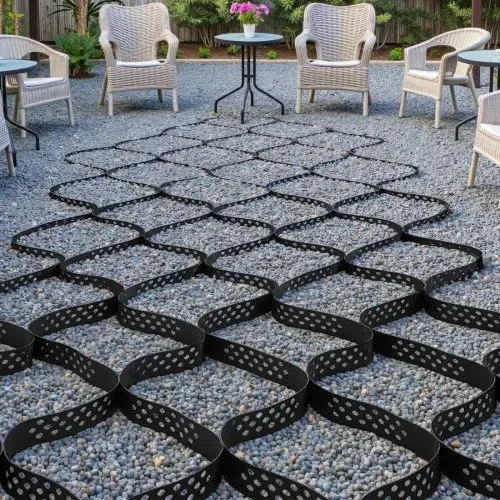 VEVOR Kiesgitter, 50 mm Tiefe, Rasengitter 5000x1980 mm, Kieswabe, Wabengitter HDPE, durchlässige Geogitter zur Einfahrtsstabilisierung, für Garten, Terrasse, Gehweg, Wohnmobilparkplätze – Bild 7