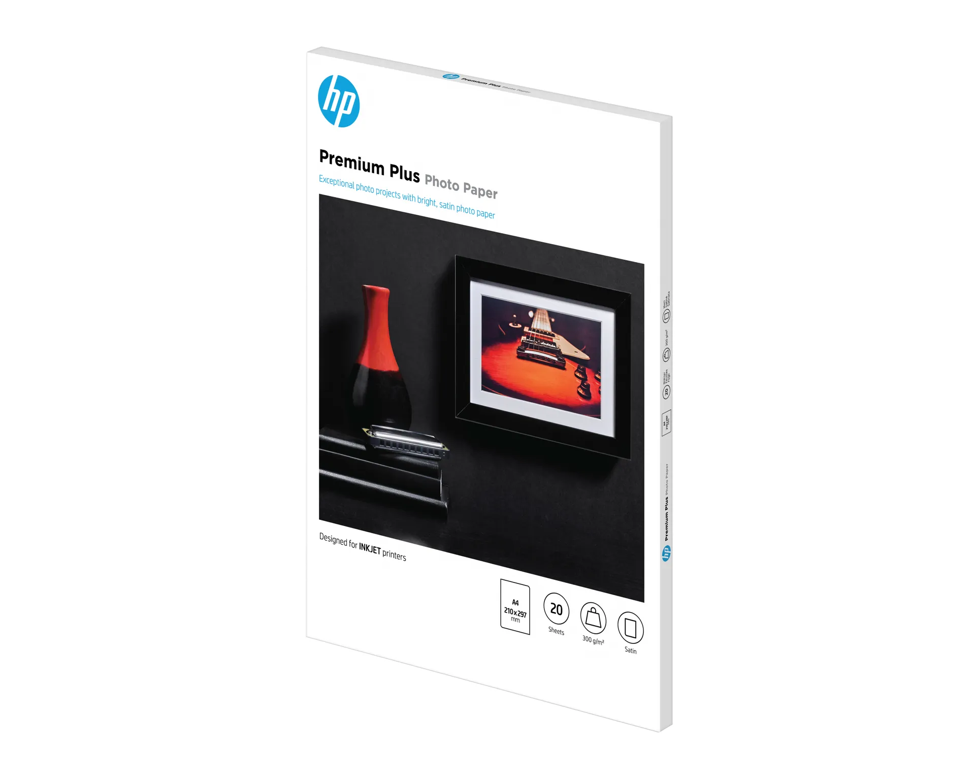 HP Premium Plus Fotopapier, Satin, 300 g/m2, A4 210 x 297 mm, 20 Blatt – Bild 6