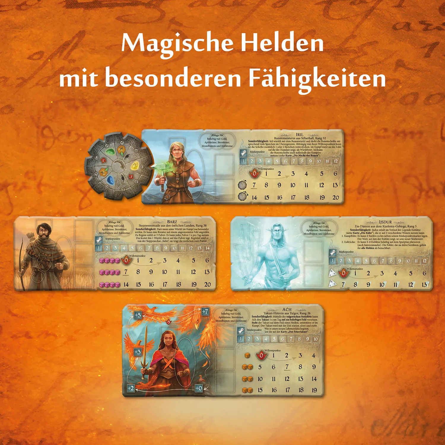 Kosmos Die Legenden von Andor - Magische Helden Brettspiel Strategie – Bild 4