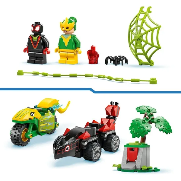 11198 Marvel Spidey und seine Super-Freunde Actionspaß mit Spin und Electro in ihren Dino-Flitzern, Konstruktionsspielzeug – Bild 5