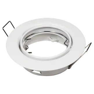 Einbaurahmen McShine “ER-87“ weiß, Ø87mm, schwenkbar Einbaurahmen McShine “ER-87“ weiß, Ø87mm, schwenkbar