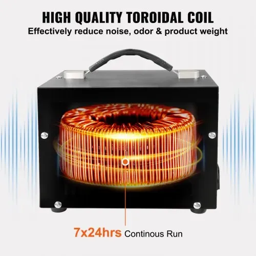 VEVOR 5000W Spannungswandler Transformator AC 110V⇋220V Transformer Wandler 3x US NEMA 5-15R 3-polige / 3x europäische Shucko-Ausgangssteckdosen, 1x 5V-USB-Anschluss und 1x Typ-C-Buchse – Bild 4