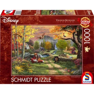 Thomas Kinkade Studios: Disney – The Fox and the Hound, Puzzle Thomas Kinkade Studios: Disney – The Fox and the Hound, Puzzle