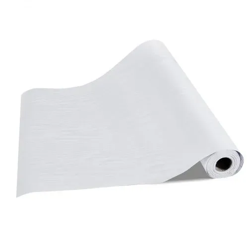 VEVOR Tapete selbstklebend, 45 cm x 10 m, Wandtapete, Klebefolie mit weißer Holzoptik, Möbelfolie, Möbelaufkleber, dekorative Vinylrolle für Schlafzimmer, Küche, Büro, Badezimmer, Schreibtisch – Bild 9