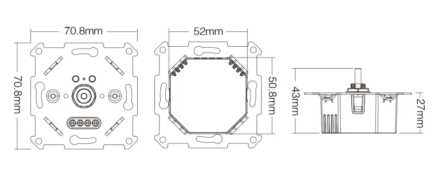 MiBoxer TRI-K2ZR Triac Dimmer Zigbee 3.0 + 2,4 GHz ohne Neutralleiter – Bild 4
