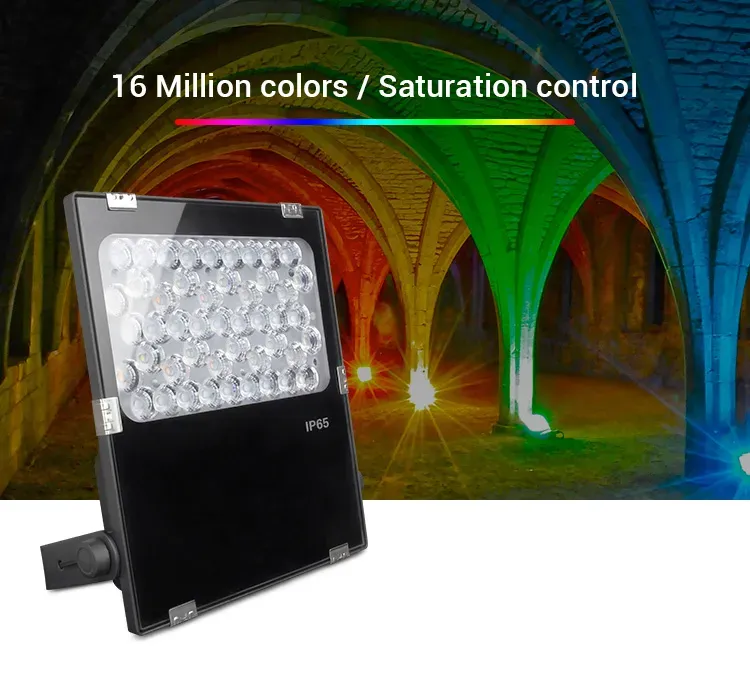MiBoxer FUTC06 LED Flächenstrahler 50W RGB-WW (RGB-CCT) IP65 230V – Bild 5