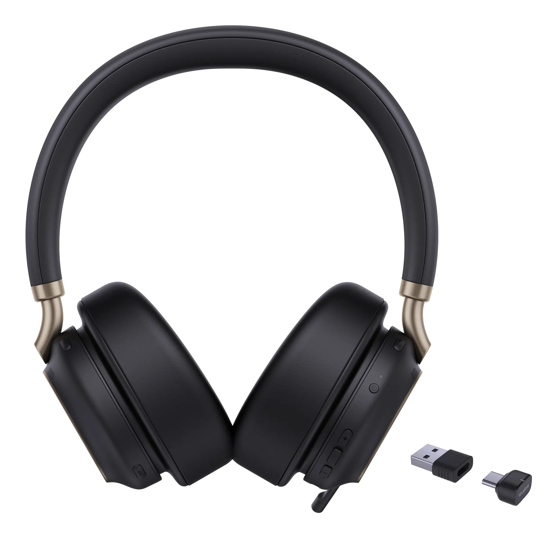 Yealink BH76 Plus Teams Schwarzes USB-C/A Headset Yealink BH76 Plus Teams Schwarzes USB-C/A Headset