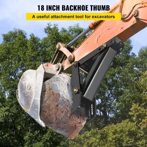 VEVOR 45,7 cm Baggerbagger-Daumenaufsätze zum Schweißen VEVOR 45,7 cm Baggerbagger-Daumenaufsätze zum Schweißen