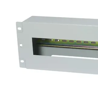 ALLNET 19″zbh. Schutzschalterleiste für Hutschiene/DIN-Rail Geräte, T61mm/3HE, Lichtgrau, Frontmontage, ALLNET 19″zbh. Schutzschalterleiste für Hutschiene/DIN-Rail Geräte, T61mm/3HE, Lichtgrau, Frontmontage,