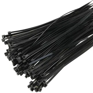 Kabelbinder 200mm x 3,5mm, schwarz 100er Pack, hohe Zugkraft, UV fest Kabelbinder 200mm x 3,5mm, schwarz 100er Pack, hohe Zugkraft, UV fest