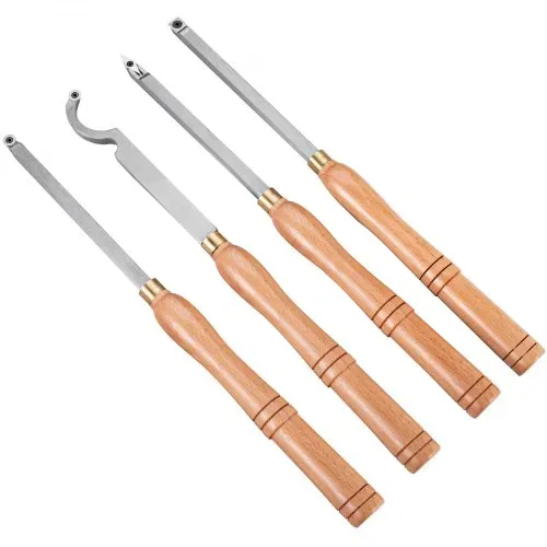 VEVOR Stechbeitel Set Wellendurchmesser 12 mm, Stemmeisen Holz 4-Teilig, Stechbeitel mit Holzgriff, Stecheisen mit T15- und T20 Inbusschlüssel – Bild 8