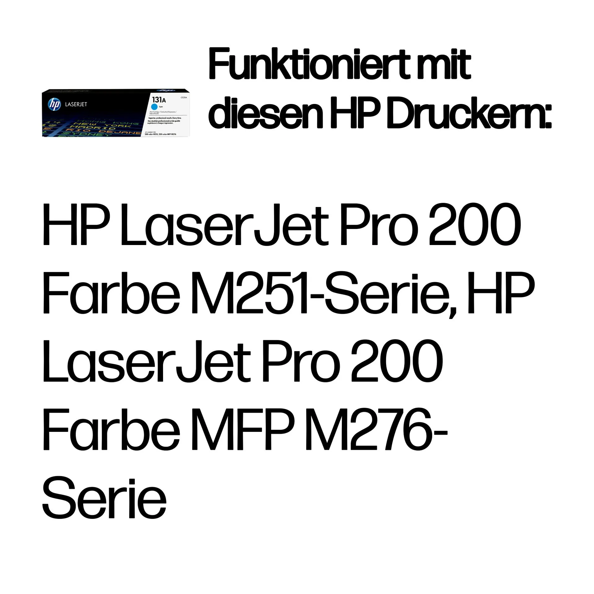 HP 131A Cyan Original LaserJet Tonerkartusche – Bild 2