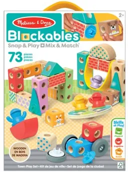 Melissa & Doug Blockables Stadt Bauset, 73 Teile – Bild 2