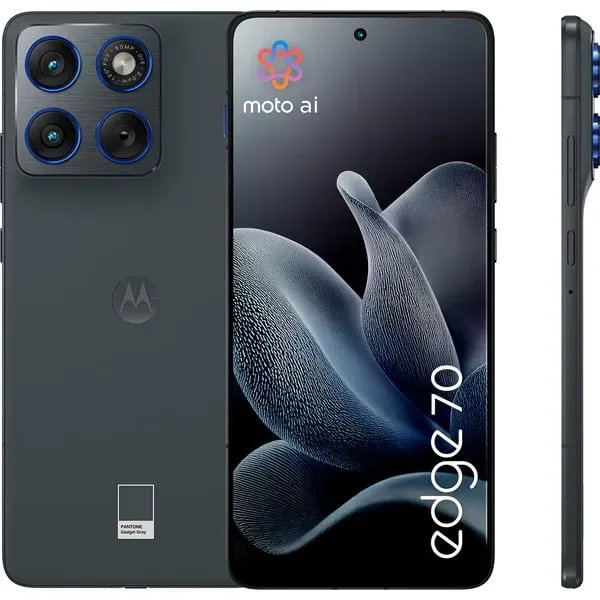 Motorola edge 70 17 cm (6.7″) Dual-SIM Android 16.0 5G USB Typ-C 12 GB 512 GB 4800 mAh Grau Motorola edge 70 17 cm (6.7″) Dual-SIM Android 16.0 5G USB Typ-C 12 GB 512 GB 4800 mAh Grau