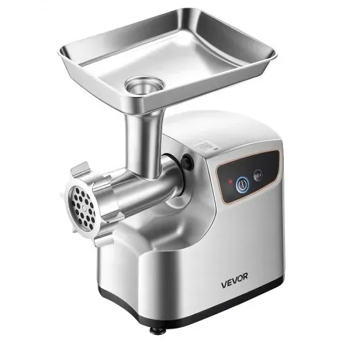 VEVOR Fleischwolf, 2,3 kg/min Kapazität, Elektrischer Fleischwolf #8 mit 3 Lochscheiben, 3 Wurstfüllrohren & Kubbe-Set, 700 W 2-in1 Küchenmaschine für die Heimische Küche – Bild 8