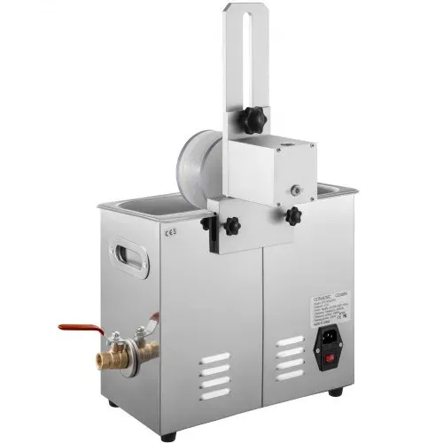 VEVOR Ultraschallreiniger Ultraschall Reinigungsgerät 6 L Ultraschall Reinigungsmaschine für Schallplatten 180 W einstellbare Zeit, Schallplattenreiniger Edelstahl 40 KHz Reinigungsgerät – Bild 10