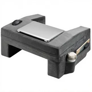 VEVOR Lesekissen Bettkissen (610 x 533 x 290 mm) mit waschbarem Stoff, Schoß-Schreibtischkissen mit 2 Taschen & Getränkehalter, Memory Foam-Bettauflage zum Fernsehen Lesen Spielen Grau VEVOR Lesekissen Bettkissen (610 x 533 x 290 mm) mit waschbarem Stoff, Schoß-Schreibtischkissen mit 2 Taschen & Getränkehalter, Memory Foam-Bettauflage zum Fernsehen Lesen Spielen Grau