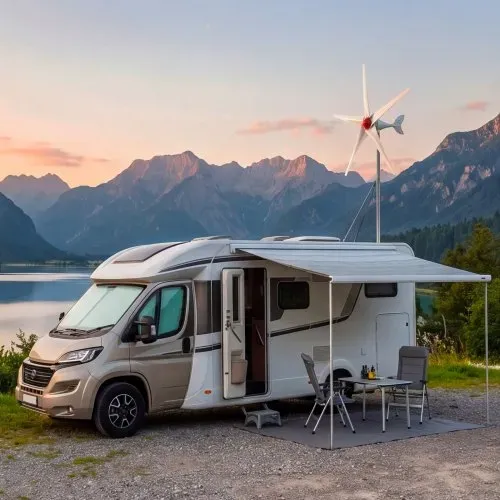VEVOR 800W 12V Horizontale Windkraftanlage Windturbine mit MPPT-Laderegler, 5 Rotorblätter, 3-Phasen-Wechselstrom, IP67 & Überladeschutz, Windgenerator für Wohnhaus Bauernhof RV Marine & Inselsystem – Bild 7