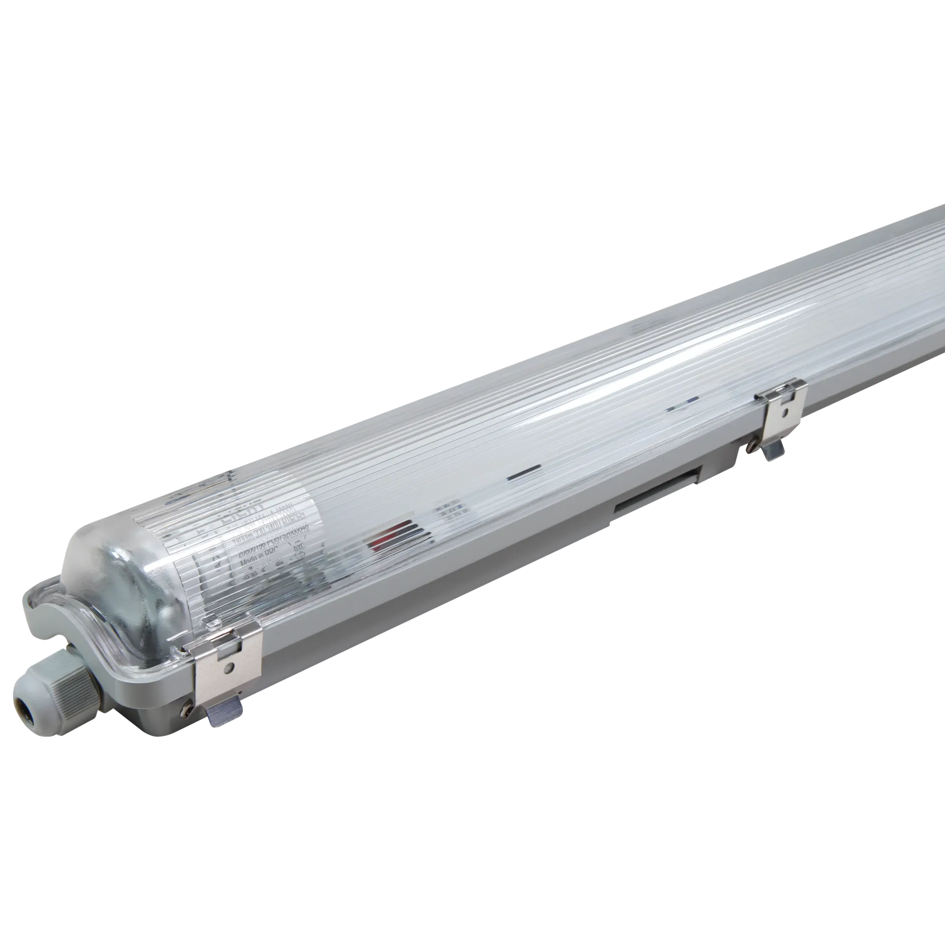 LED-Deckenleuchte für Feuchträume, IP65, 1x 2.000 lm, 4000K, 150cm, neutralweiß LED-Deckenleuchte für Feuchträume, IP65, 1x 2.000 lm, 4000K, 150cm, neutralweiß