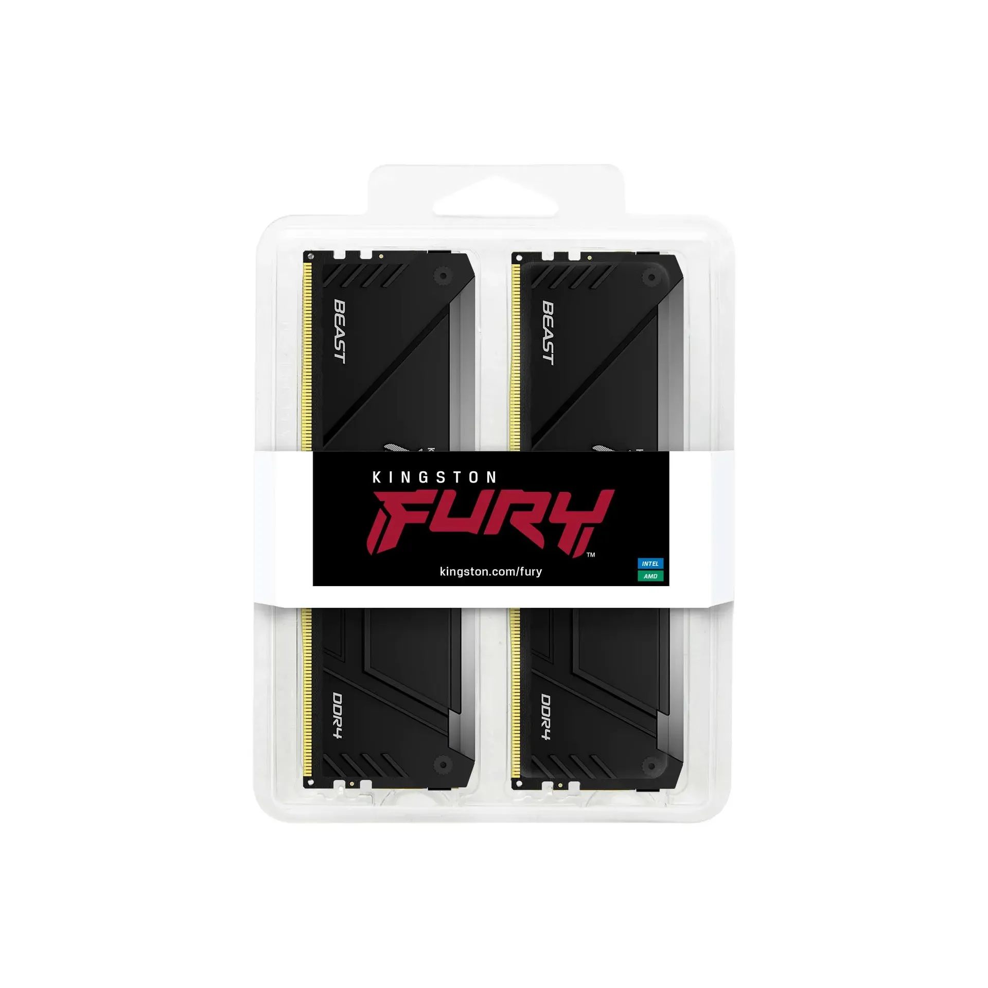 Kingston Technology FURY Beast 16GB 3200MT/s DDR4 CL16 DIMM (2er-Kit) RGB – Bild 3
