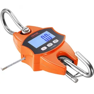 VEVOR Kranwaage 0,15 bis 400kg Digital Hängewaage lbs/kg/N Zugwaage 0,05kg Genauigkeit Wildwaage Industriewaage LCD-Display Hängende Waage Mini tragbare Waage mit integriertem 1-M-Messband VEVOR Kranwaage 0,15 bis 400kg Digital Hängewaage lbs/kg/N Zugwaage 0,05kg Genauigkeit Wildwaage Industriewaage LCD-Display Hängende Waage Mini tragbare Waage mit integriertem 1-M-Messband