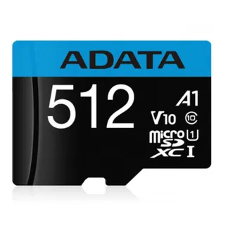 ADATA AUSDX512GUICL10A1-RA1 Speicherkarte 512 GB MicroSDXC UHS-I Klasse 10 ADATA AUSDX512GUICL10A1-RA1 Speicherkarte 512 GB MicroSDXC UHS-I Klasse 10