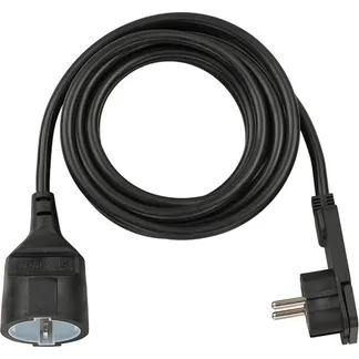 Verlängerungskabel, 1x Winkel-Flachstecker Verlängerungskabel, 1x Winkel-Flachstecker