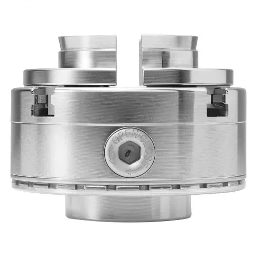 VEVOR 4-Zoll-Drechselfutter, Selbstzentrierendes 4-Backen-Futter-Set mit Kegelradgetriebe, 1 Zoll x 8 TPI-Gewinde, Adapter, 5 Backensätze, Transportkoffer, Vernickelt, für Drechselbänke – Bild 10