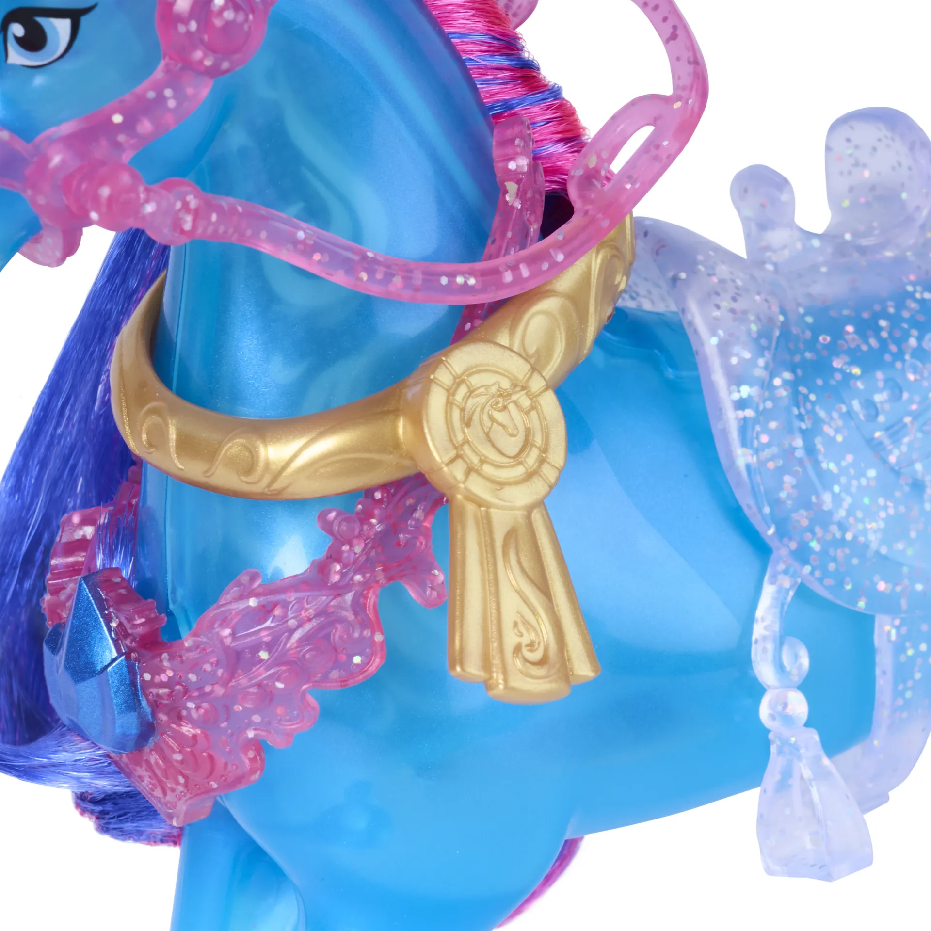 Unicorn Academy - Train and Glow River mit Isabel Set, ca 12 cm Originalfiguren zur Netflix Serie, mit Leuchtfunktion und Trainingszubehörteilen – Bild 5