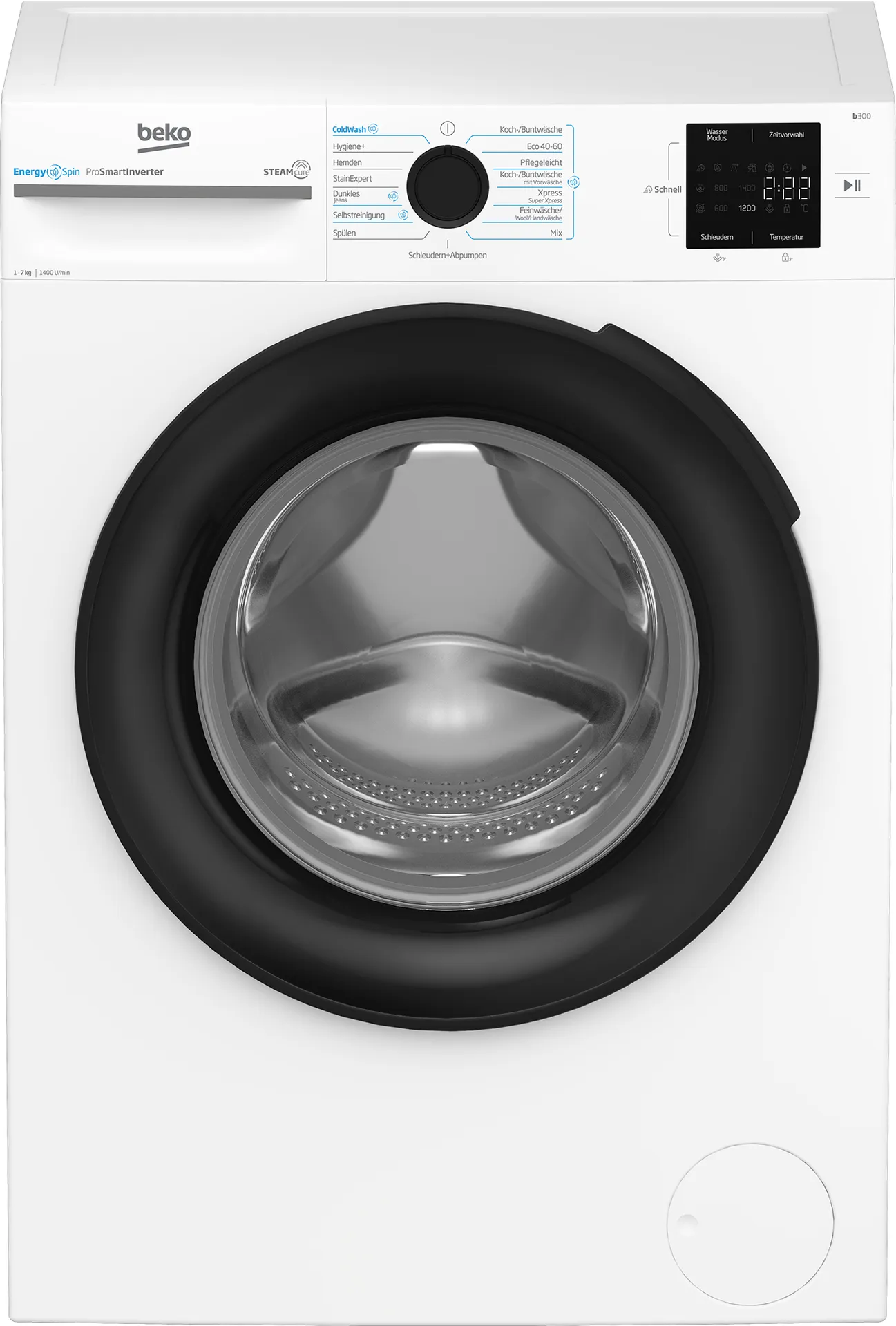 Beko b300 BM3WFU3741X Waschmaschine Frontlader 7 kg 1351 RPM Weiß Beko b300 BM3WFU3741X Waschmaschine Frontlader 7 kg 1351 RPM Weiß