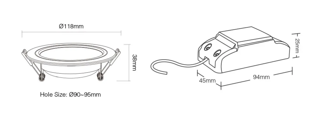 MiBoxer FUT068ZR LED Panel Rund 6W RGB-WW (RGB-CCT) mit Zigbee 3.0 und 2,4G – Bild 4