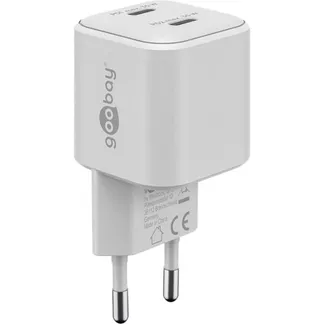 USB-C Dual-Schnellladegerät Nano, PD, GaN, 35 Watt USB-C Dual-Schnellladegerät Nano, PD, GaN, 35 Watt