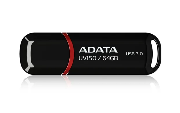 ADATA 64GB DashDrive UV150 USB-Stick USB Typ-A 3.2 Gen 1 (3.1 Gen 1) Schwarz ADATA 64GB DashDrive UV150 USB-Stick USB Typ-A 3.2 Gen 1 (3.1 Gen 1) Schwarz