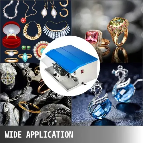 VEVOR Schmuckpoliermaschine 200W Jewelry Buffer Polishing Machine Schmuckpolierpuffer Poliermaschine Schmuckschleifer für die Herstellung und Wartung von Schmuck – Bild 6