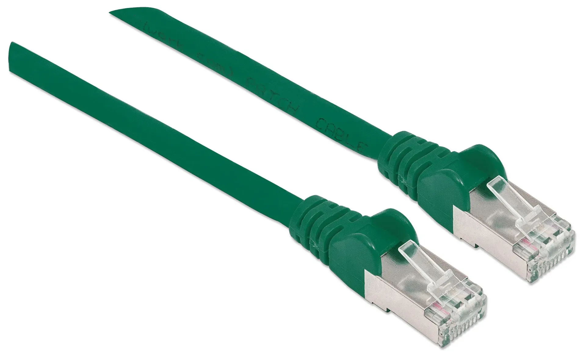 Intellinet Netzwerkkabel, Cat6A, S/FTP, RJ45, 100% Kupfer, LSOH, 0,5 m, grün – Bild 2
