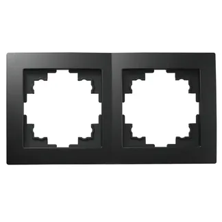 Rahmen McPower “Flair“, 2-fach, matt schwarz Rahmen McPower “Flair“, 2-fach, matt schwarz