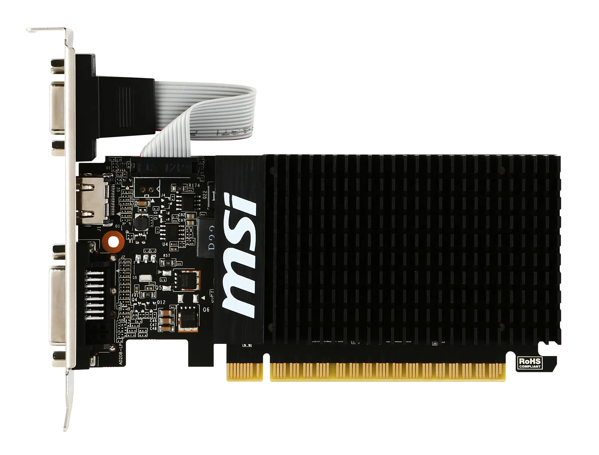 MSI GT 710 2GD3H LP Grafikkarte NVIDIA GeForce GT 710 2 GB GDDR3 – Bild 4