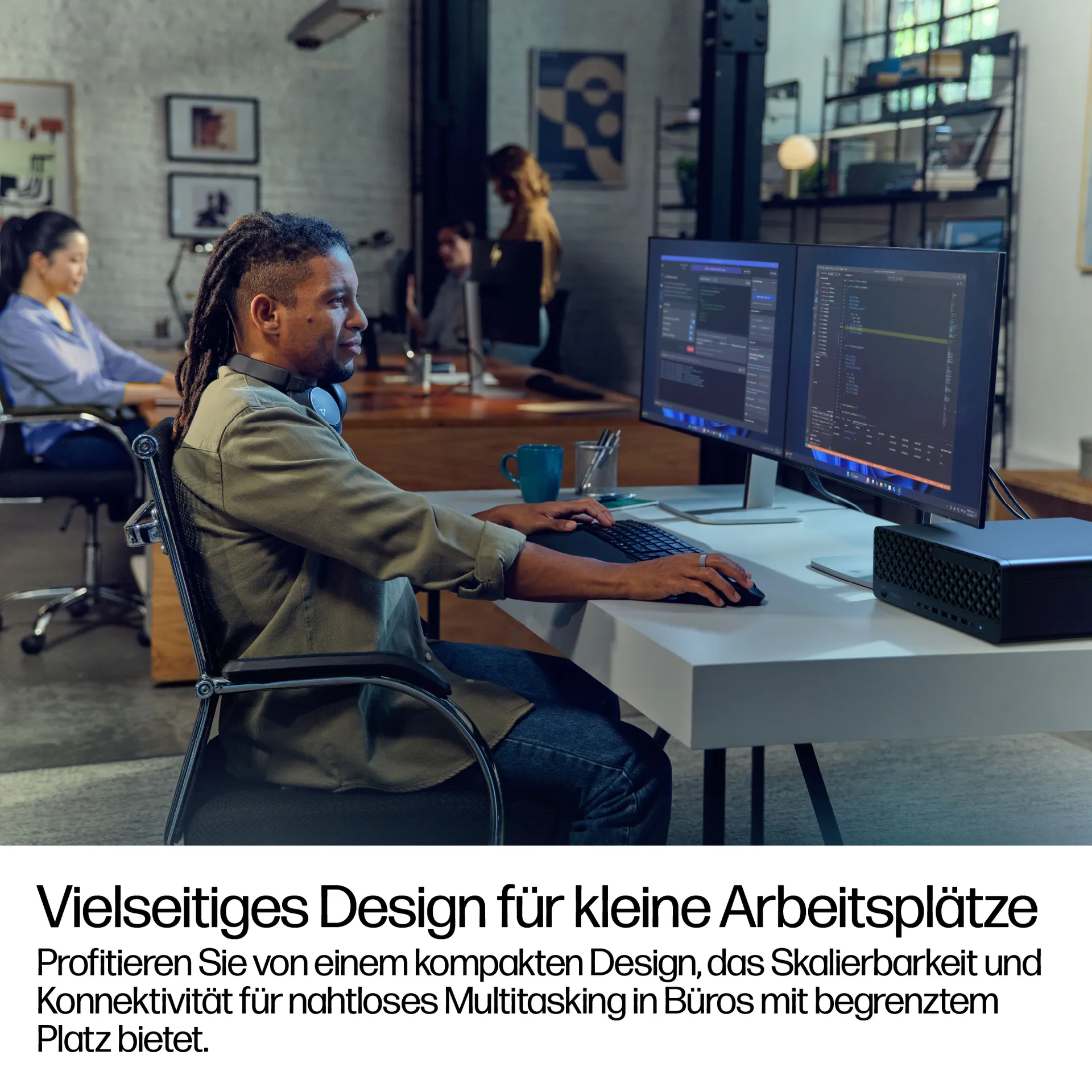 HP EliteDesk 8 SFF G1i AI Intel Core Ultra 5 235 16 GB DDR5-SDRAM 512 GB SSD Windows 11 Pro PC AI PC Schwarz – Bild 3