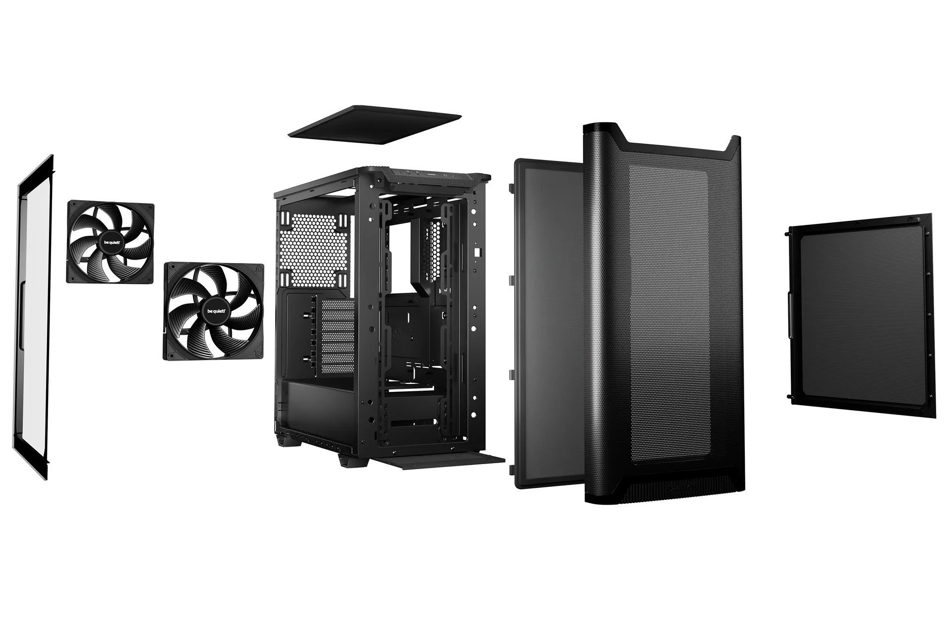 be quiet! PURE BASE 501 Airflow Window Black Midi Tower Schwarz – Bild 4