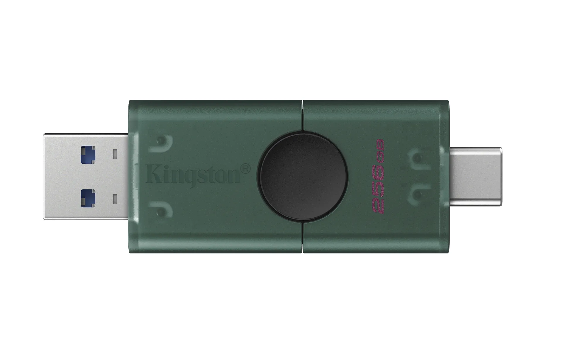 Kingston Technology DataTraveler DuoG2 USB-Stick 256 GB USB Type-A / USB Type-C 3.2 Gen 1 (3.1 Gen 1) Schwarz, Grün – Bild 2