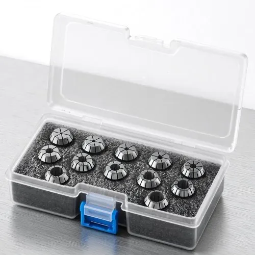 VEVOR ER16 Spannbuchsen Set 1/16 Zoll bis 13/32 Zoll 12-tlg Spannzangensatz, für CNC-Fräsmaschinen & Bohrmaschinen, 0,0008" Rundlaufgenauigkeit, CNC-Spannzangen mit Aufbewahrungskoffer, Legierter Stahl – Bild 7