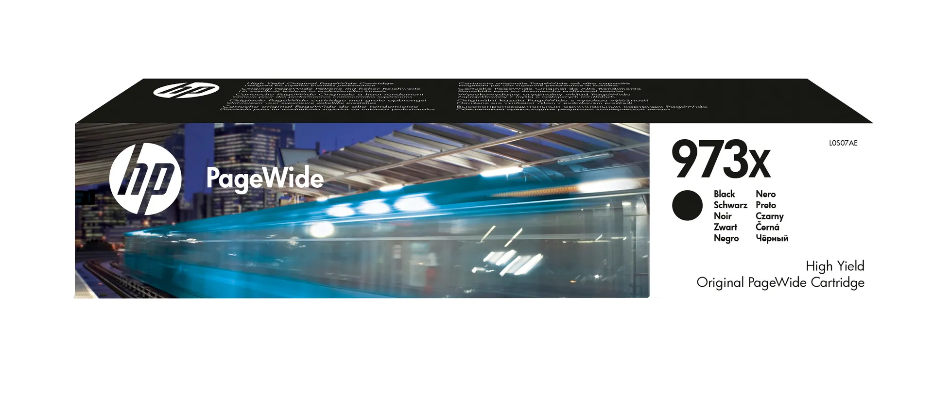 HP 973X Schwarz Original PageWide Druckerpatrone mit hoher Reichweite HP 973X Schwarz Original PageWide Druckerpatrone mit hoher Reichweite
