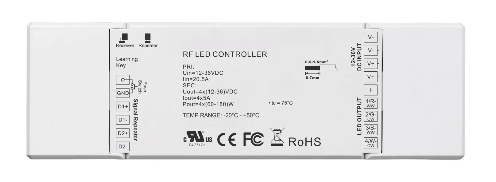 Synergy 21 LED Serie EOS 05 4-Kanal PWM Dimmer Controller – Bild 2