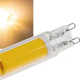 LED Stiftsockel G9, 4W, 480lm, dimmbar 330°, 230V, 3000k / warmweiß, Glas LED Stiftsockel G9, 4W, 480lm, dimmbar 330°, 230V, 3000k / warmweiß, Glas
