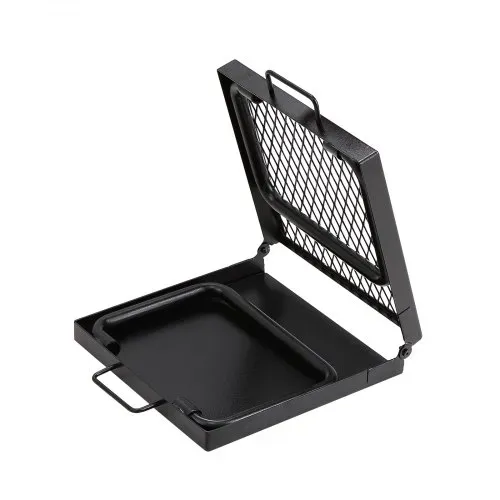 VEVOR BBQ Gills Holzkohlegrill Klappgrill Tischgrill 570 x 285 x 230 mm, 6 kg Belastbar Tragbarer Reisegrill Outdoor Campinggrill 300 ℃, Grillgitter + Grillplatte für Gartenpartys, Picknick, Terasse – Bild 10