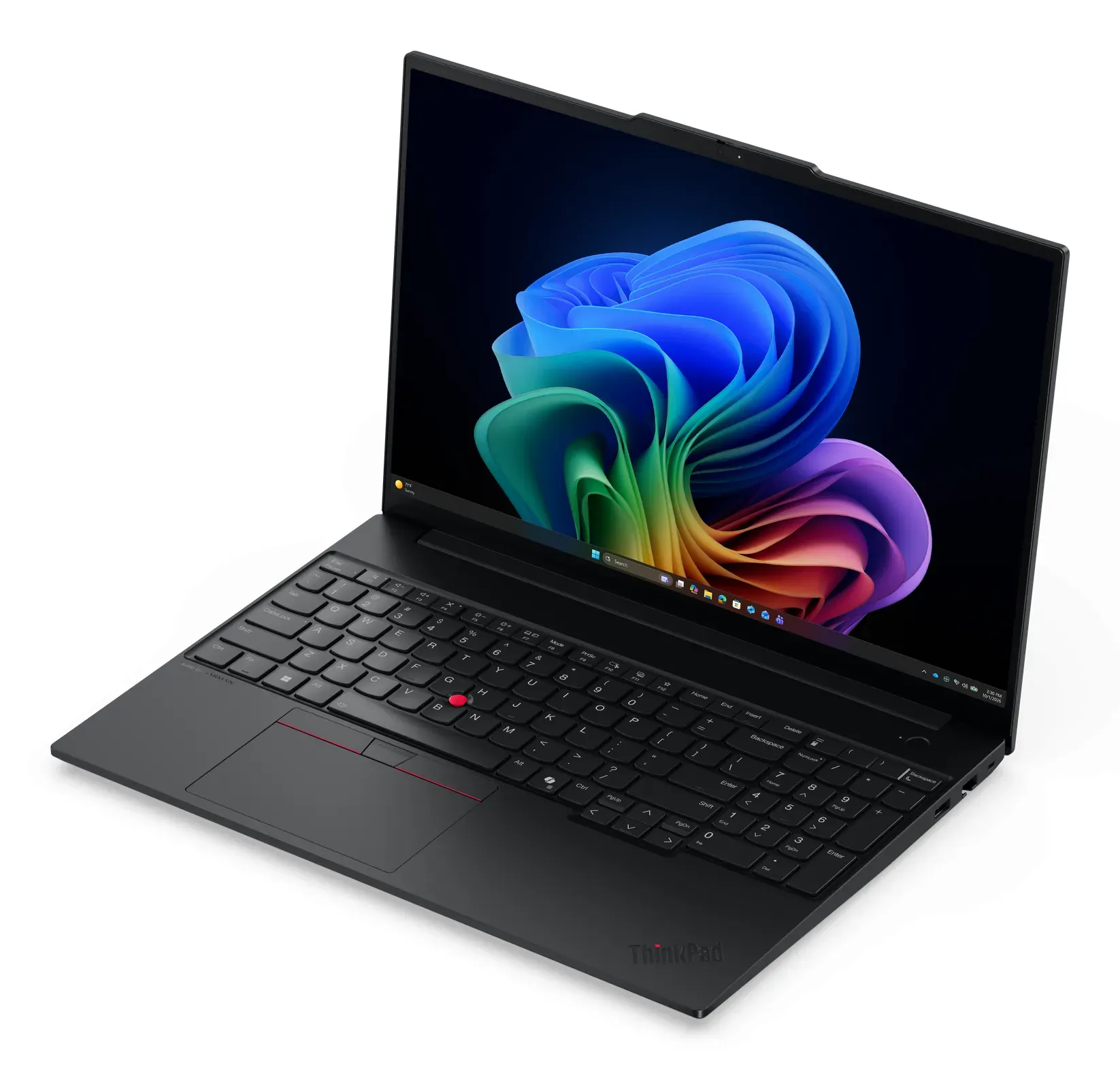 Lenovo ThinkPad E16 Gen 4 (AMD) Copilot+ PC AMD Ryzen AI 5 330 Laptop 40,6 cm (16") WUXGA 32 GB DDR5-SDRAM 512 GB SSD Wi-Fi 7 (802.11be) Windows 11 Pro Deutsch Schwarz – Bild 6
