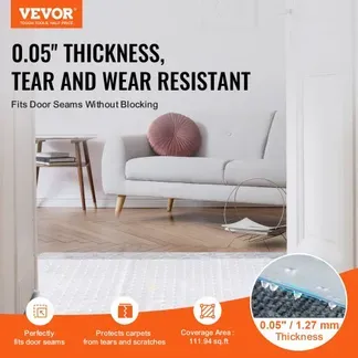 VEVOR Teppichschutz für Haustiere, 61 x 1,83 m, kratzfester PVC-Katzenteppichschutz für den Türrahmen, rutschfeste Katzenkratzschutzmatte, leicht zuschneidbarer Kunststoff-Teppichkratzstopper VEVOR Teppichschutz für Haustiere, 61 x 1,83 m, kratzfester PVC-Katzenteppichschutz für den Türrahmen, rutschfeste Katzenkratzschutzmatte, leicht zuschneidbarer Kunststoff-Teppichkratzstopper