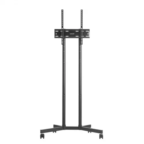 VEVOR rollbarer TV-Ständer Standfuß Fernsehstand für 812,8-1651 mm flach & Curved-TVs, höhenverstellbarer TV Bodenständer bis zu 40 kg (Max. VESA 400 x 400 mm) für Wohnzimmer Schlafzimmer – Bild 10
